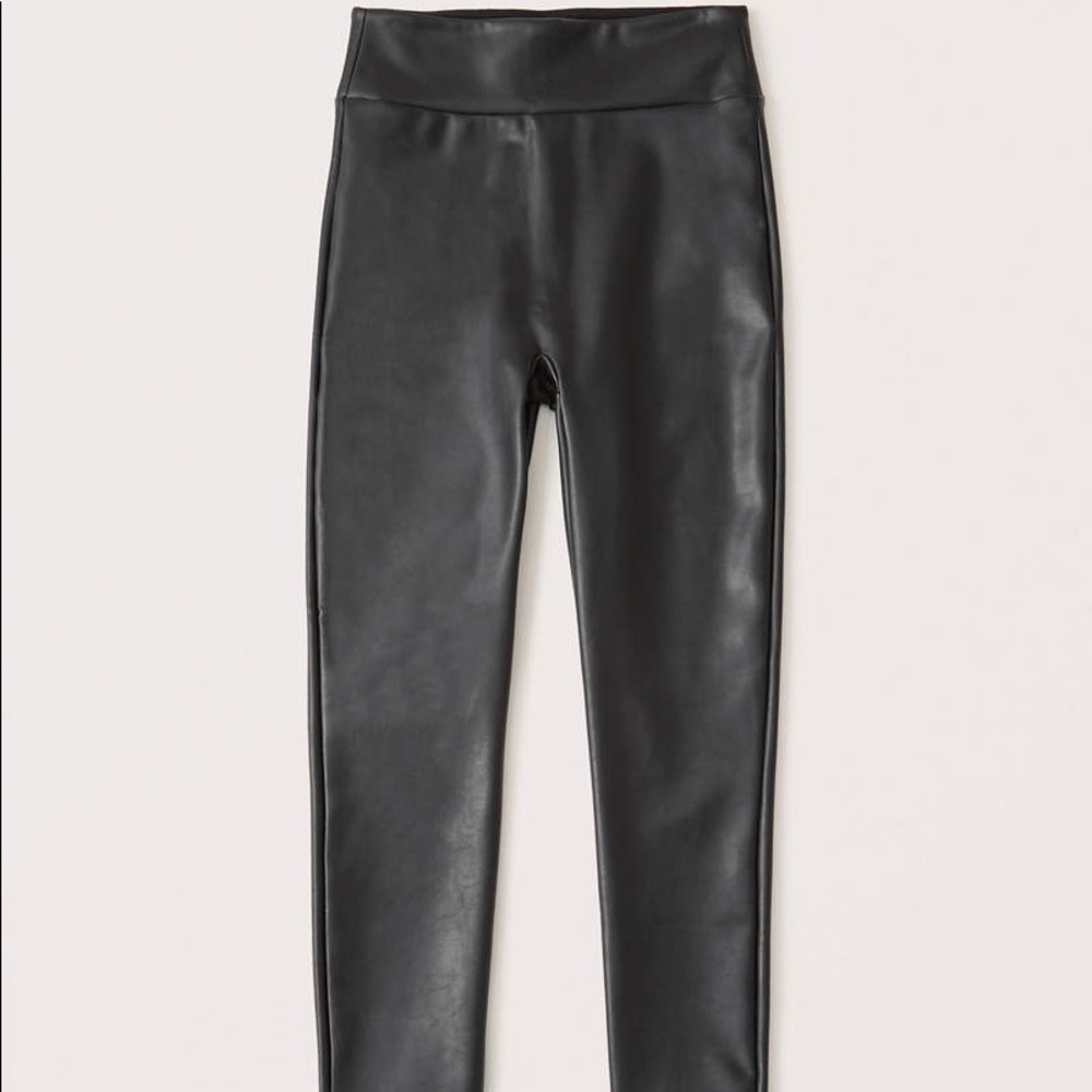 Abercrombie and Fitch Vegan Leather Leggings Small